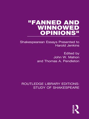 cover image of "Fanned and Winnowed Opinions"